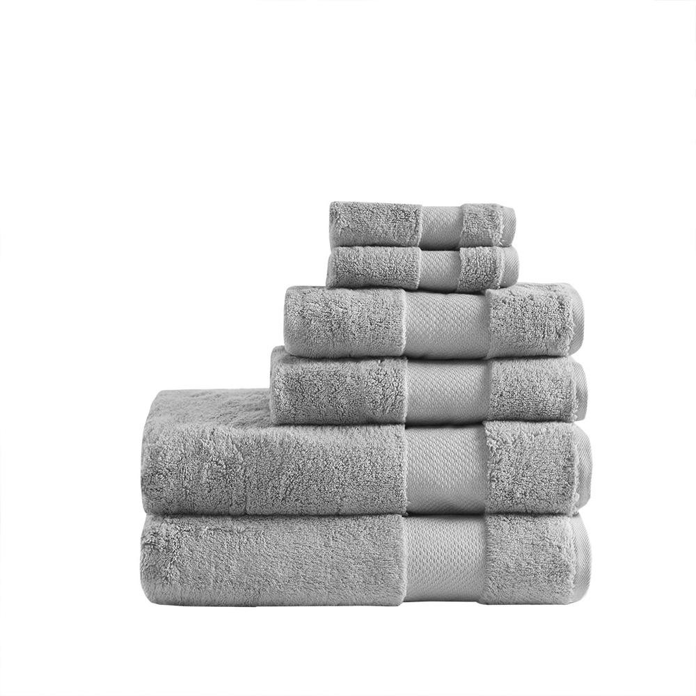 Luxe Comfort Turkish Bath Towel Set Grey, Belen Kox
