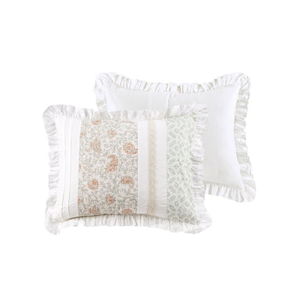 9 Piece Cotton Percale Comforter Set
