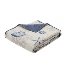 Coastal Breeze Oversized Quilted Throw, Belen Kox