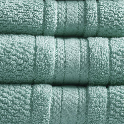 Luxe Teal Cotton 6-Piece Towel Set, Belen Kox
