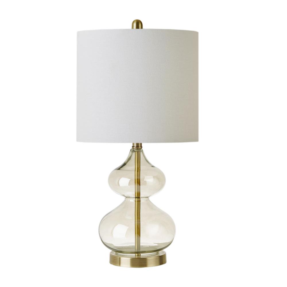 Elegant Gold Glass Table Lamp Set, Belen Kox