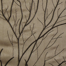 Tan Branch Embroidered Window Valance, Belen Kox