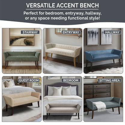 Welburn Upholstered Bench