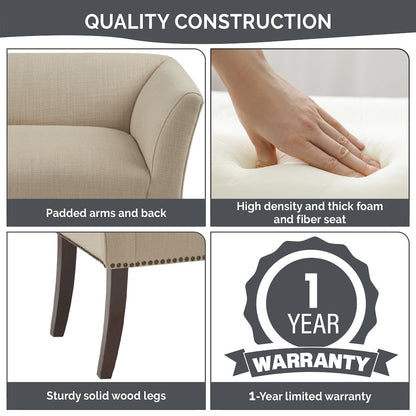 Welburn Upholstered Bench