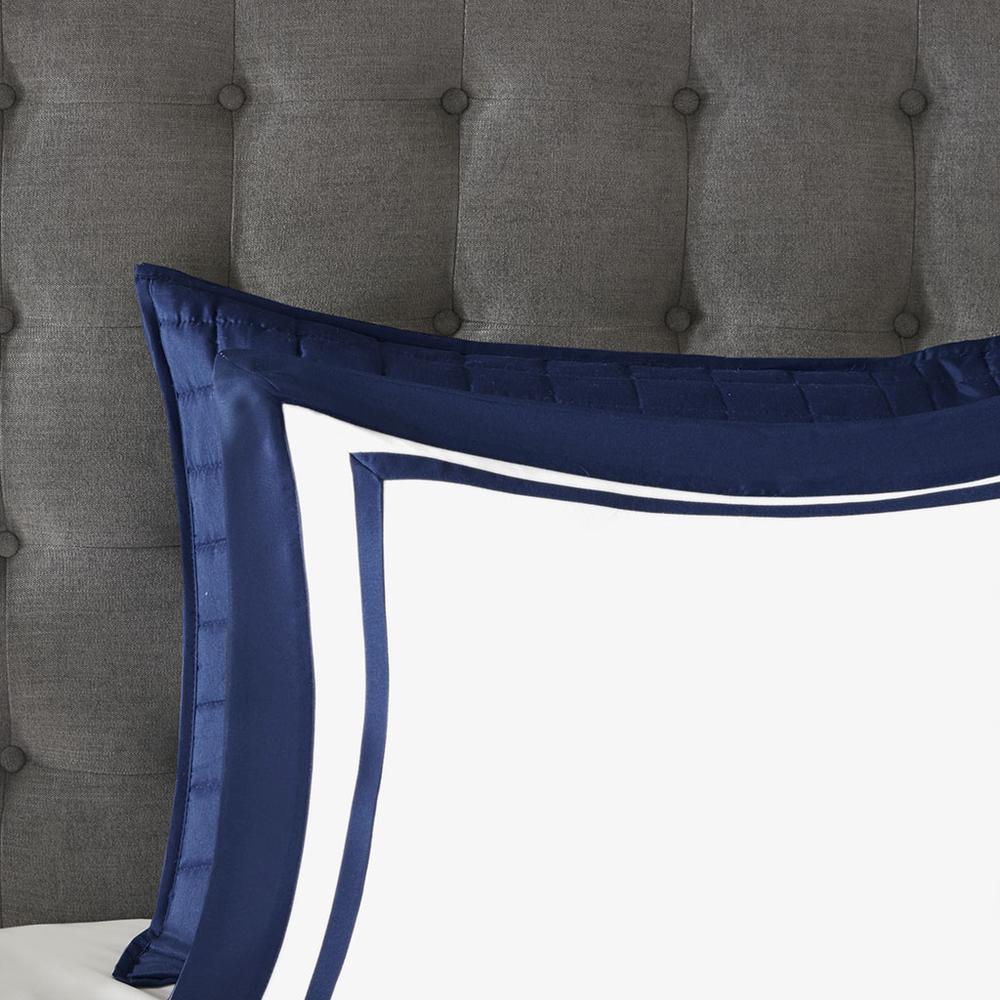 Navy Luxe 8 Piece Comforter Set, Belen Kox