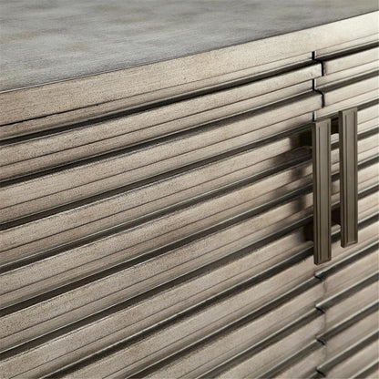 Gray Modern Dresser with MDF Frame, Fully Assembled for Bedroom Storage