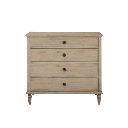 Brown Bedroom Dresser with Storage Drawers, Acacia Veneer and Rubberwood