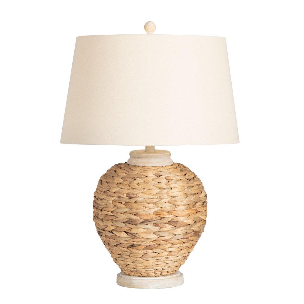 27.5"H Sea Grass Table Lamp