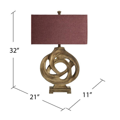 Coiled Branch Table Lamp