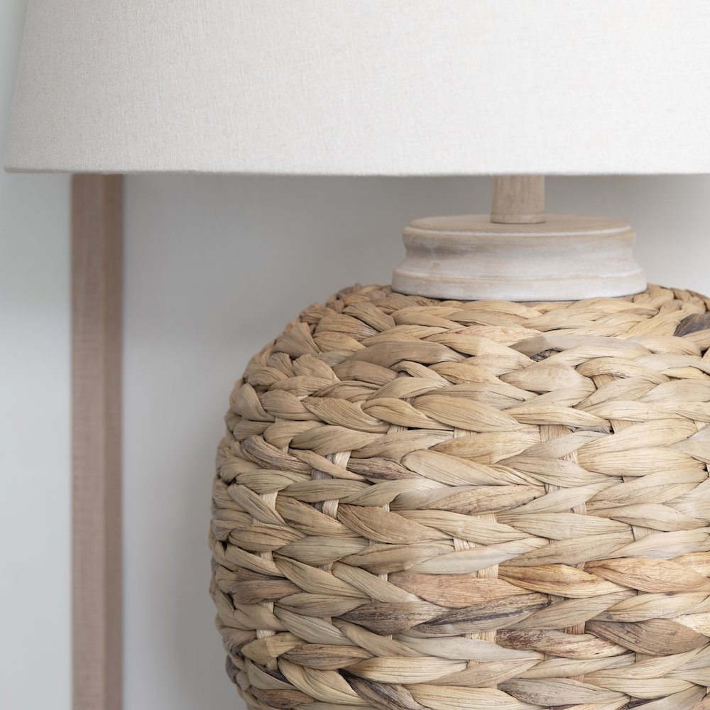 27.5"H Sea Grass Table Lamp