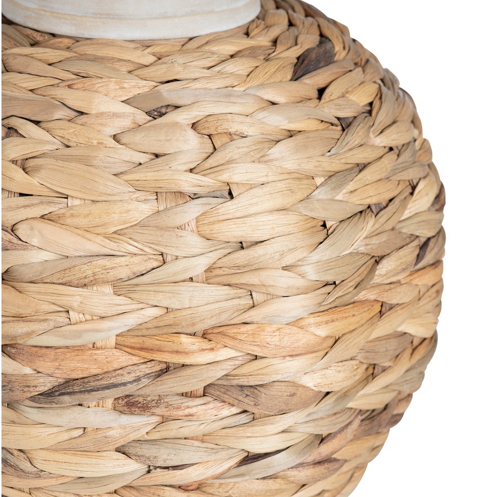 27.5"H Sea Grass Table Lamp