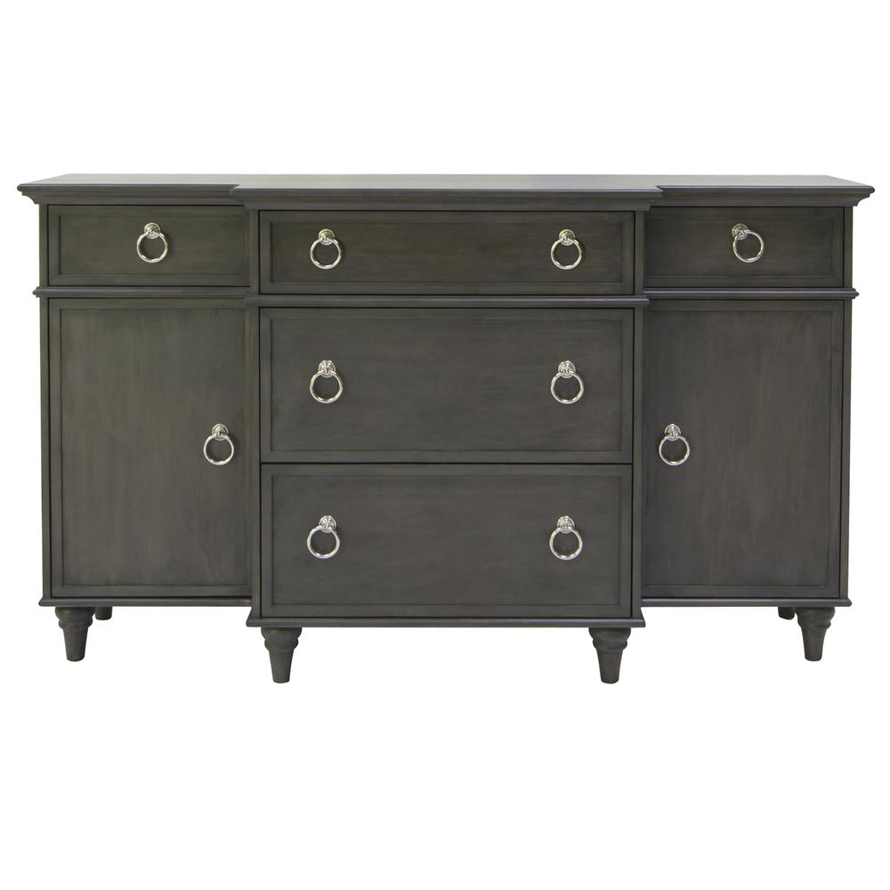 Crestview Collection CVFVR8240 37" 5 Drawer, 2 Door Sideboard Accessories