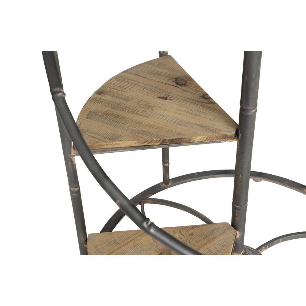Crestview Collection Darby Spiral Staircase Metal and Wood Display Piece