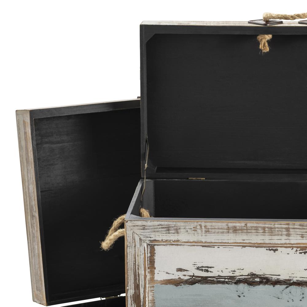Crestview Collection Lenox White Circles Mirrored 2 Drawer Console Wood