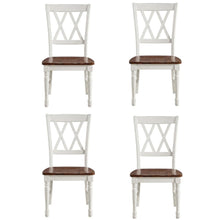 Four-Piece Dining Chair Set with Comfortable Backrest and Sleek Design