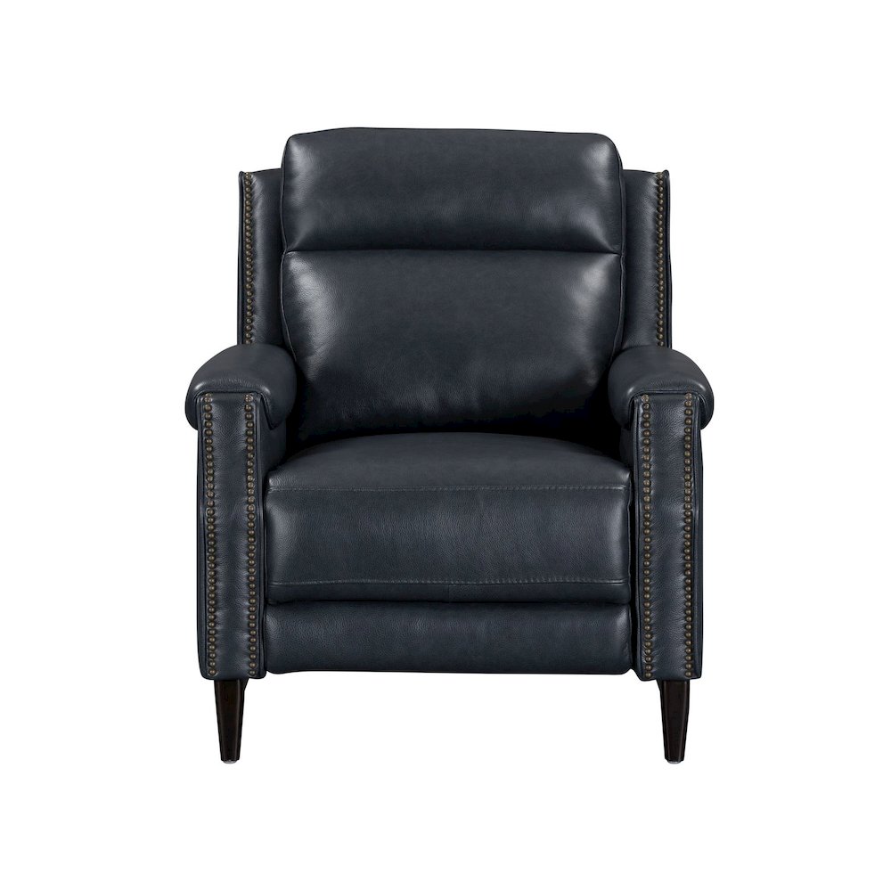 Rawling Classic Pushback Recliner Chair - York Navy Leather
