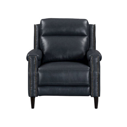 Rawling Classic Pushback Recliner Chair - York Navy Leather