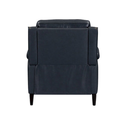 Rawling Classic Pushback Recliner Chair - York Navy Leather
