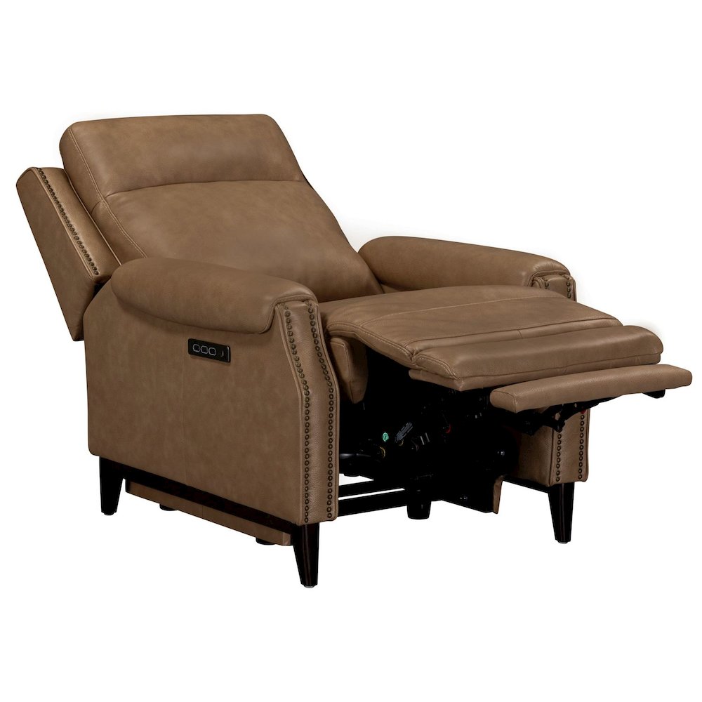 Rawling Triple Power Recliner Chair for Living Room Study - York Sand Leather