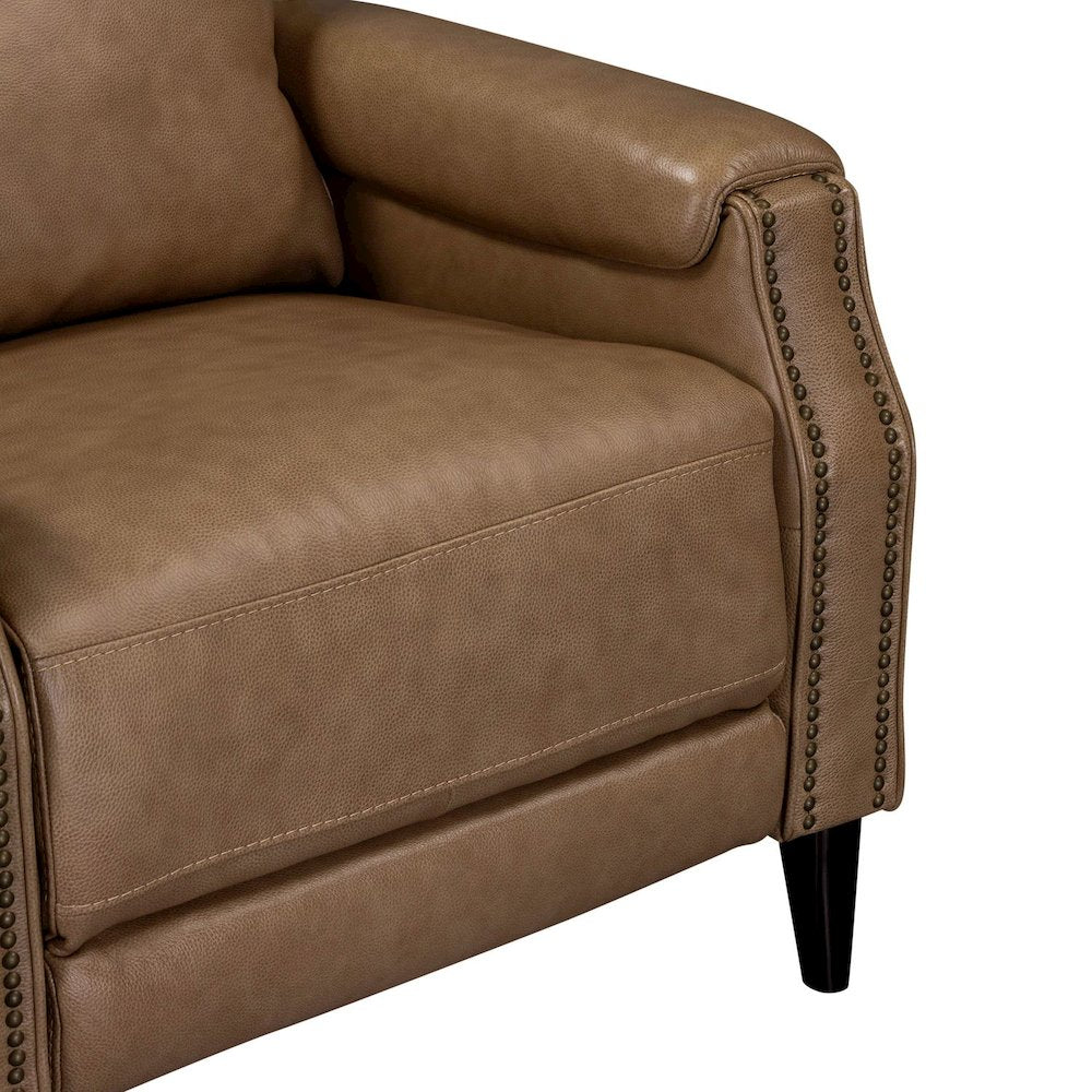 Rawling Triple Power Recliner Chair for Living Room Study - York Sand Leather