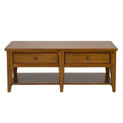 Lake House Cocktail Table in Oak
