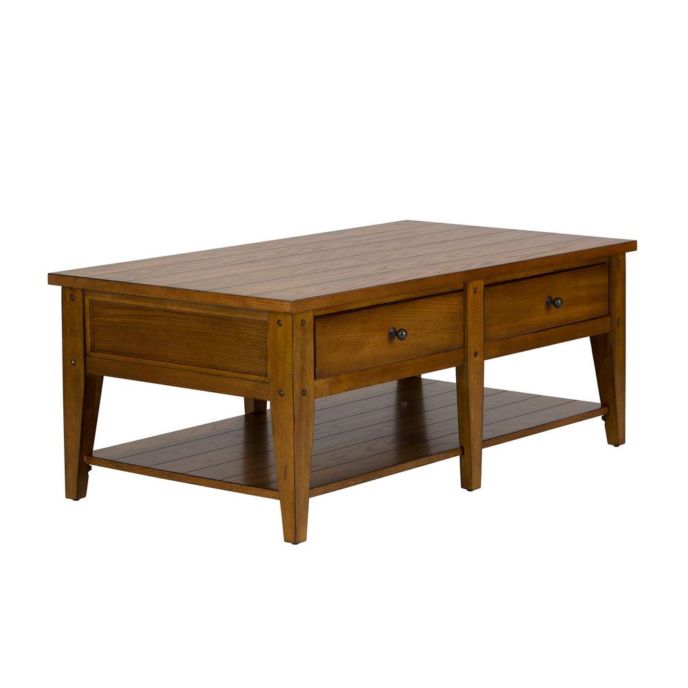 Lake House Cocktail Table in Oak
