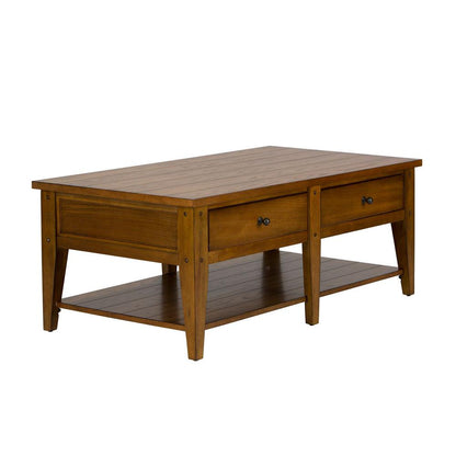 Lake House Cocktail Table in Oak
