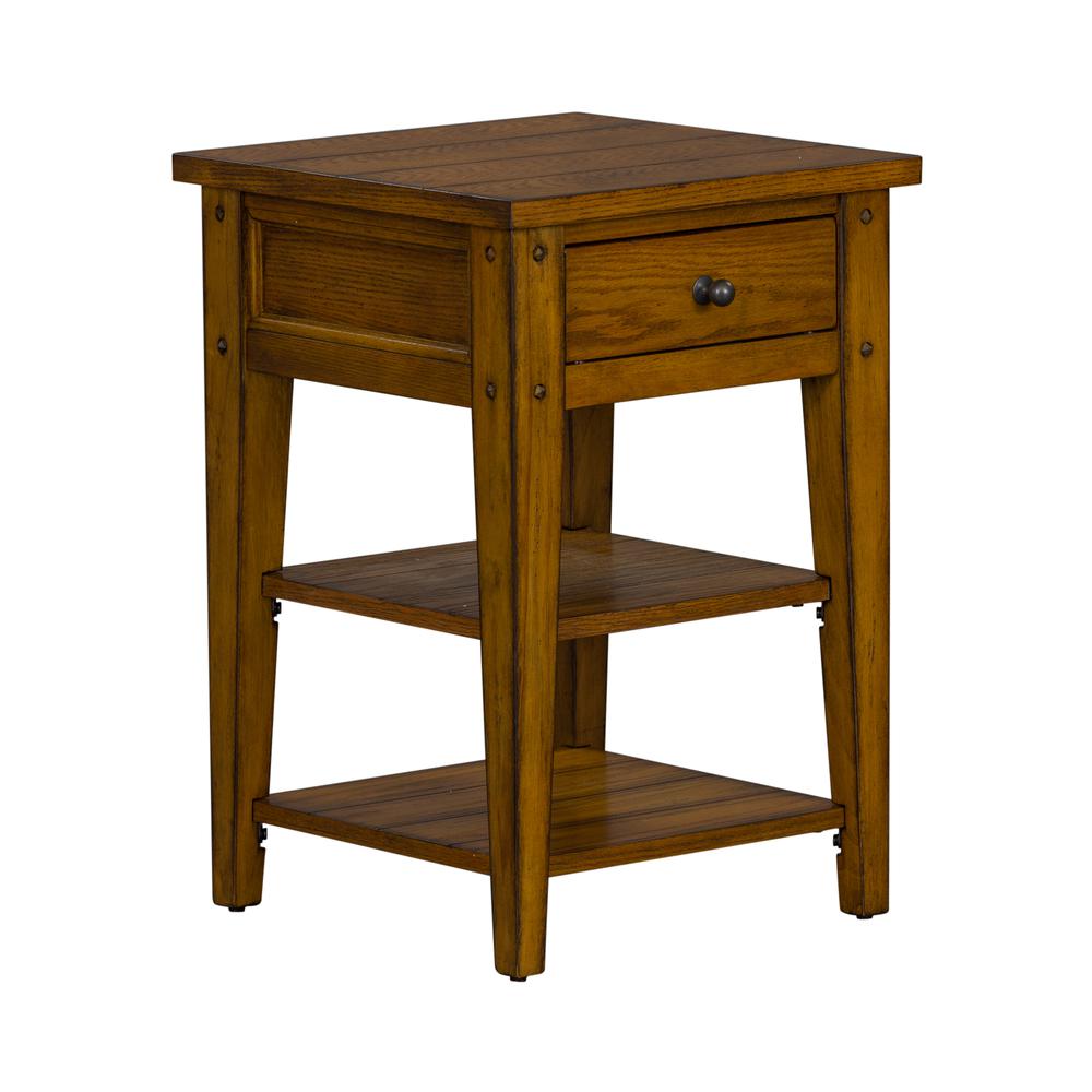 Lake House Chair Side Table in Oak