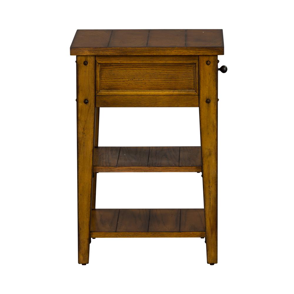 Lake House Chair Side Table in Oak