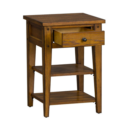 Lake House Chair Side Table in Oak