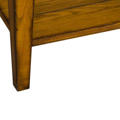 Lake House Square Lamp Table in Oak