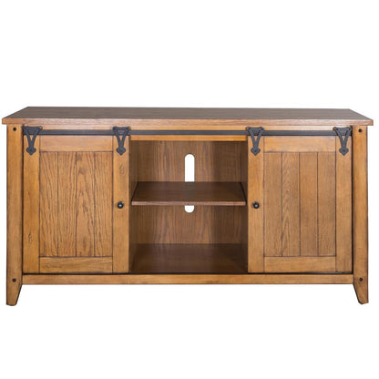 Lake House TV Console in Oak