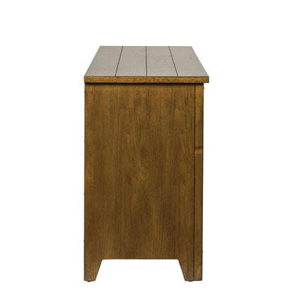 Lake House TV Console in Oak