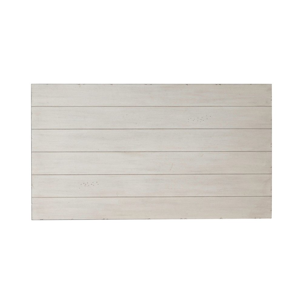Lake House Lift Top Cocktail Table - Weathered White Oak Wood Plank Top