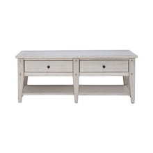 Lake House 3 Piece Table Set - Drawer Cocktail, 2 End Tables, White Oak