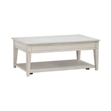 Lake House Opt 3 Piece Table Set - Lift Top Cocktail, 2 End Tables, White Oak