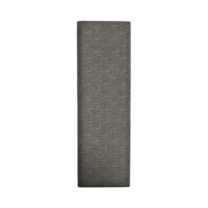 Dining Bench Transitional Grey in Smokey Grey Finish w/ Carbon Grey Tops