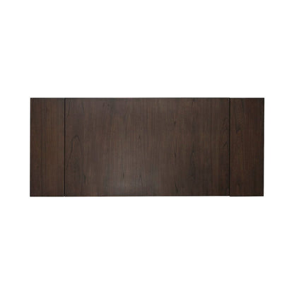Newport Trestle Table with Two 14" Leaves - Smokey Gray with Carbon Gray Wood
