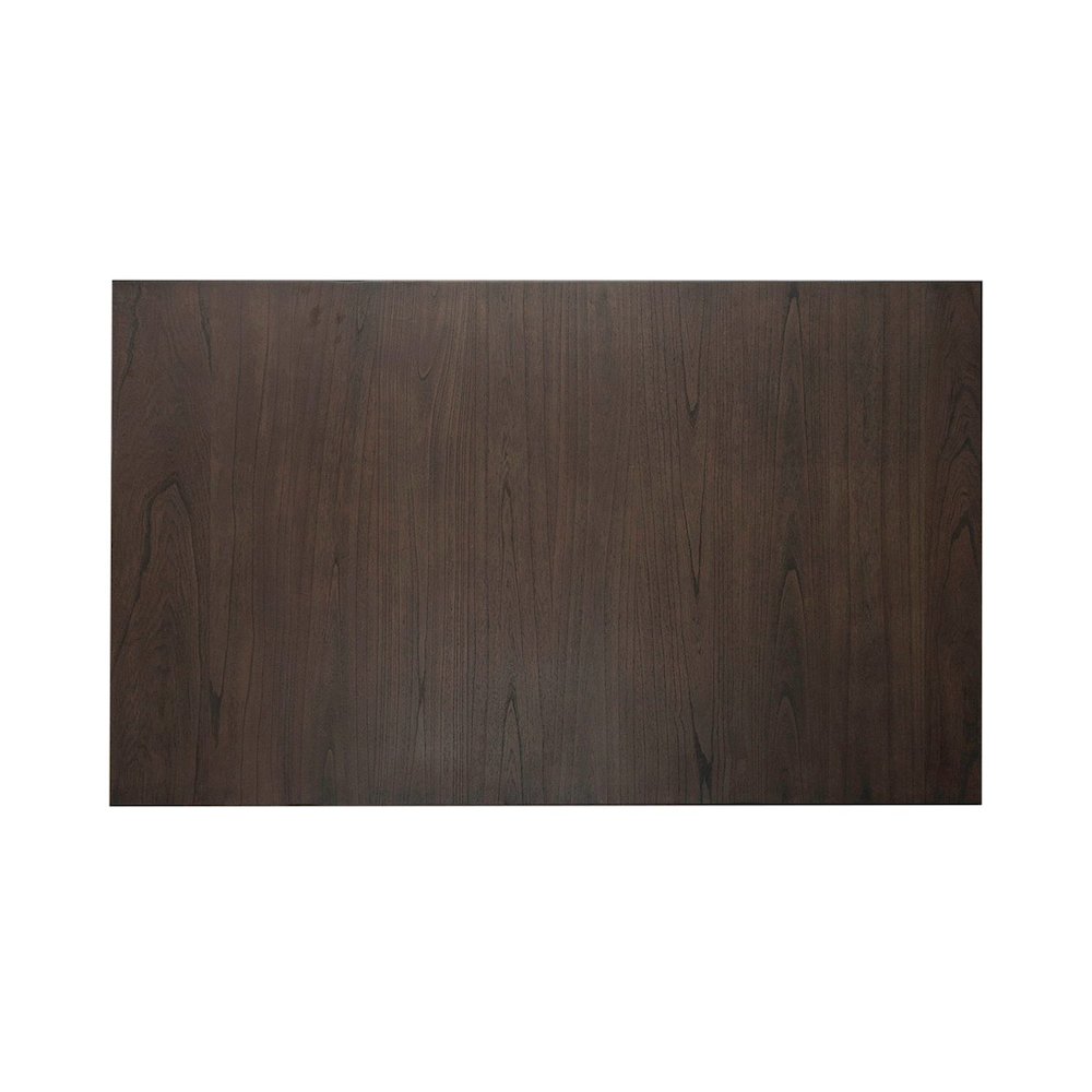 Newport Trestle Table with Two 14" Leaves - Smokey Gray with Carbon Gray Wood