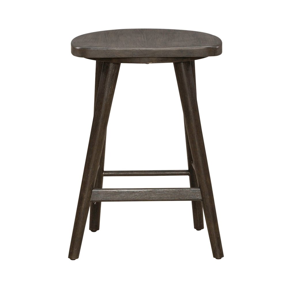 City View Counter Height Wood Stool for Accent Seating - Coffee Bean