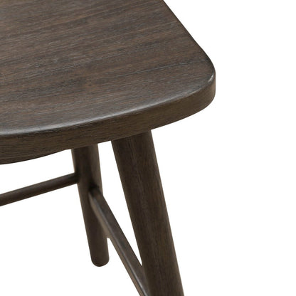 City View Counter Height Wood Stool for Accent Seating - Coffee Bean