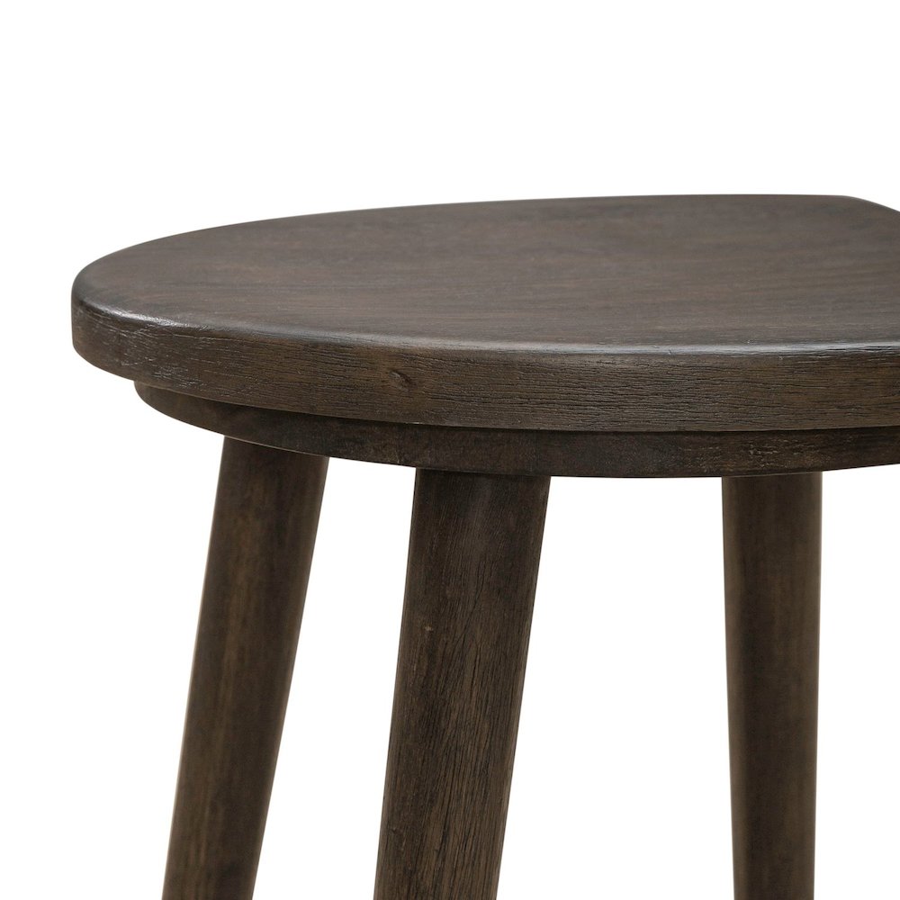 City View Counter Height Wood Stool for Accent Seating - Coffee Bean