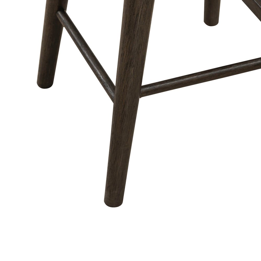 City View Counter Height Wood Stool for Accent Seating - Coffee Bean