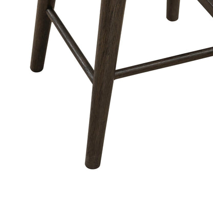 City View Counter Height Wood Stool for Accent Seating - Coffee Bean