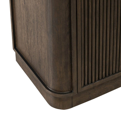 City View 82 Inch TV Console for Living Room  - Coffee Bean