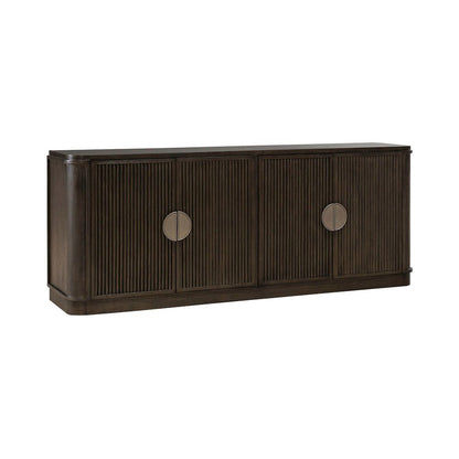 City View 82 Inch TV Console for Living Room  - Coffee Bean