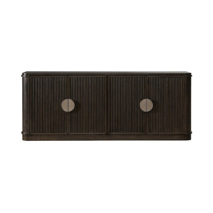 City View 82 Inch TV Console for Living Room  - Coffee Bean