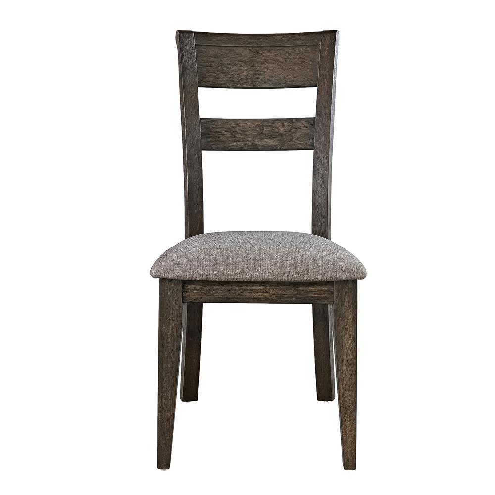 Double Bridge Splat Back Side Chair (RTA) in Dark Chestnut
