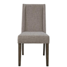 Double Bridge Upholstered Side Chair (RTA) in Dark Chestnut