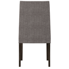 Double Bridge Upholstered Side Chair (RTA)-Set of 2 in Dark Chestnut